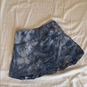 Blue Tie-Dye Women's Skirt